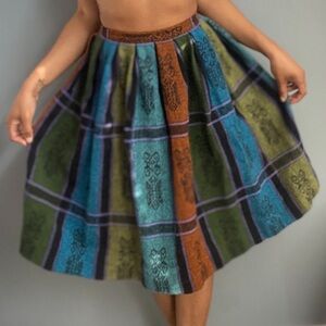 🌸Patterned  Flared Skirt🌸